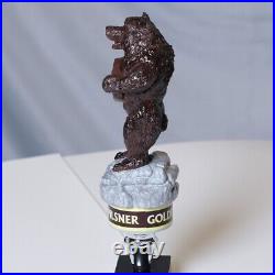 BNIB Morgan Street Brewery Bear Golden Pilsner Beer Tap Handle Knob