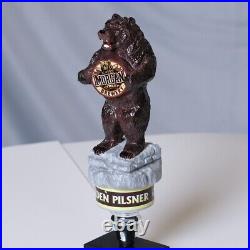 BNIB Morgan Street Brewery Bear Golden Pilsner Beer Tap Handle Knob