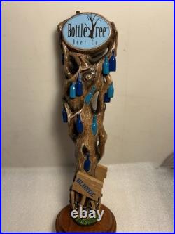 BOTTLE TREE BEER COMPANY WHIMSICAL BOTTLE TREE Draft beer tap handle N. CAROLINA