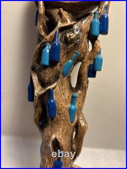 BOTTLE TREE BEER COMPANY WHIMSICAL BOTTLE TREE Draft beer tap handle N. CAROLINA