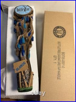 BOTTLE TREE BEER COMPANY WHIMSICAL BOTTLE TREE Draft beer tap handle N. CAROLINA BOTTLE TREE BEER COMPANY WHIMSICAL BOTTLE TREE Draft beer tap handle N. CAROLINA
