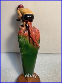 BOULDER BEER COMPANY SINGLETRACK ALE MOUNTAIN BIKER beer tap handle. COLORADO
