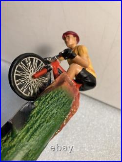 BOULDER BEER COMPANY SINGLETRACK ALE MOUNTAIN BIKER beer tap handle. COLORADO