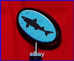 BRAND NEW IN BOX BEAUTIFUL DOGFISH HEAD 2013 TAP HANDLE SHARK withCOASTERS & STAND