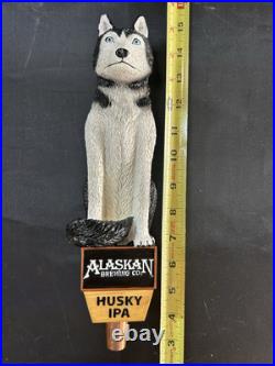 BRAND NEW IN THE BOX Alaskan Brewing Company Husky Dog IPA Beer Tap Handle 13