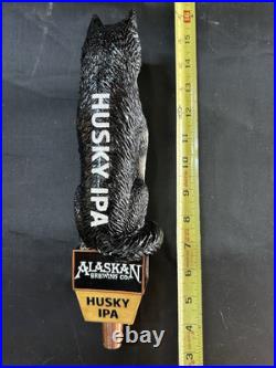 BRAND NEW IN THE BOX Alaskan Brewing Company Husky Dog IPA Beer Tap Handle 13