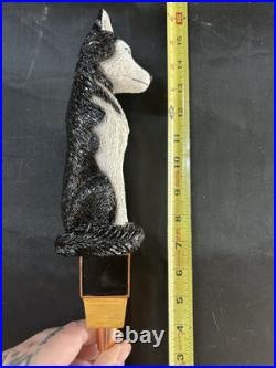 BRAND NEW IN THE BOX Alaskan Brewing Company Husky Dog IPA Beer Tap Handle 13