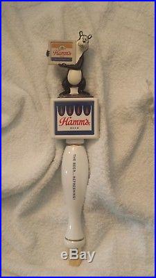 BRAND NEW IN THE BOX HAMMS BEER BEAR TAP HANDLE original brewery issue
