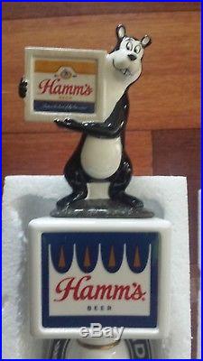 BRAND NEW IN THE BOX HAMMS BEER BEAR TAP HANDLE original brewery issue