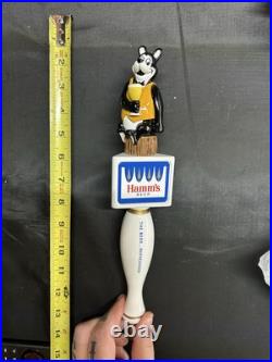 BRAND NEW IN THE BOX Hamm's Beer Figural Bear Tap Handle