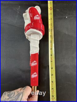 BRAND NEW Labatt Blue NHL Detroit Red Wings Hockey Goalie Glove Beer Tap Handle