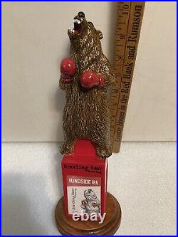 BRAWLING BEAR HEAVYWEIGHT CHAMPION BOXING BROWN BEAR beer tap handle. MARYLAND BRAWLING BEAR HEAVYWEIGHT CHAMPION BOXING BROWN BEAR beer tap handle. MARYLAND