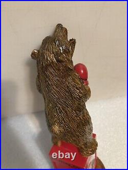 BRAWLING BEAR HEAVYWEIGHT CHAMPION BOXING BROWN BEAR beer tap handle. MARYLAND BRAWLING BEAR HEAVYWEIGHT CHAMPION BOXING BROWN BEAR beer tap handle. MARYLAND