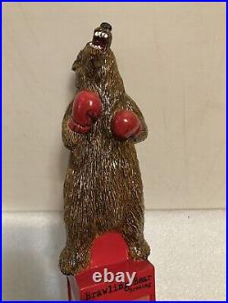 BRAWLING BEAR HEAVYWEIGHT CHAMPION BOXING BROWN BEAR beer tap handle. MARYLAND BRAWLING BEAR HEAVYWEIGHT CHAMPION BOXING BROWN BEAR beer tap handle. MARYLAND