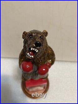 BRAWLING BEAR HEAVYWEIGHT CHAMPION BOXING BROWN BEAR beer tap handle. MARYLAND BRAWLING BEAR HEAVYWEIGHT CHAMPION BOXING BROWN BEAR beer tap handle. MARYLAND