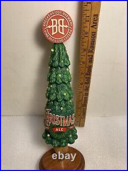 BRECKENRIDGE BREWING CHRISTMAS ALE draft beer tap handle. COLORADO. Closed