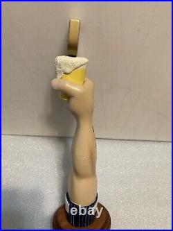 BRIDGEPORT BREWING BIG BREW HOP HARVEST ALE draft beer tap handle. OREGON Closed
