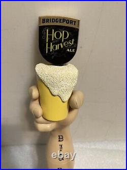 BRIDGEPORT BREWING BIG BREW HOP HARVEST ALE draft beer tap handle. OREGON Closed