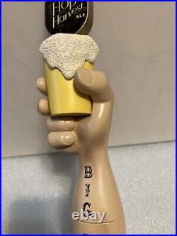 BRIDGEPORT BREWING BIG BREW HOP HARVEST ALE draft beer tap handle. OREGON Closed