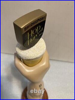 BRIDGEPORT BREWING BIG BREW HOP HARVEST ALE draft beer tap handle. OREGON Closed