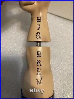 BRIDGEPORT BREWING BIG BREW HOP HARVEST ALE draft beer tap handle. OREGON Closed