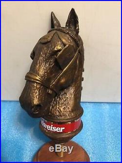 BUDWEISER CLYDESDALE HORSE HEAD beer tap handle. USA