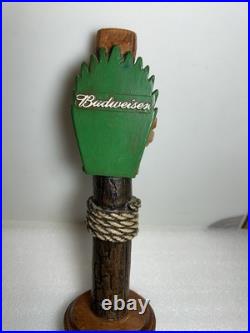 BUDWEISER KING OF BEERS HAWAIIAN TIKI IDOL Draft beer tap handle. USA