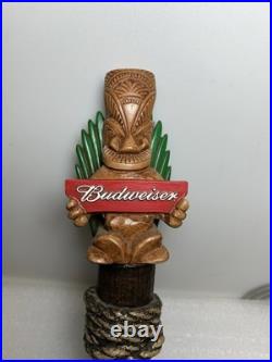 BUDWEISER KING OF BEERS HAWAIIAN TIKI IDOL Draft beer tap handle. USA