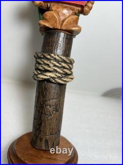 BUDWEISER KING OF BEERS HAWAIIAN TIKI IDOL Draft beer tap handle. USA