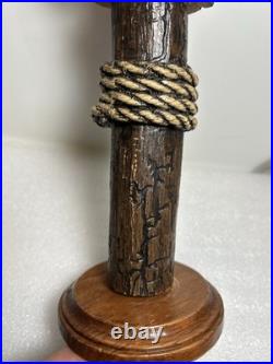 BUDWEISER KING OF BEERS HAWAIIAN TIKI IDOL Draft beer tap handle. USA
