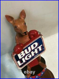 BUD LIGHT KANGAROO beer tap handle. USA