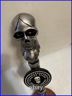 BURNING BEARD BREWING COMPANY SIGNATURE SKULL draft beer tap handle. CALIFORNIA