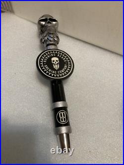 BURNING BEARD BREWING COMPANY SIGNATURE SKULL draft beer tap handle. CALIFORNIA