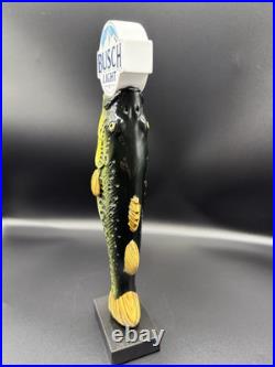 BUSCH LIGHT BIG MOUTH BASS BEER Tap Handle Draft Keg ST. LOUIS MISSOURI Anheuser