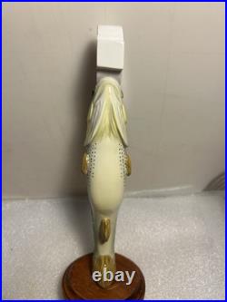 BUSCH LIGHT BIG MOUTH BASS FISHING Draft beer tap handle. ST. LOUIS MISSOURI