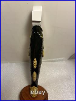BUSCH LIGHT BIG MOUTH BASS FISHING Draft beer tap handle. ST. LOUIS MISSOURI