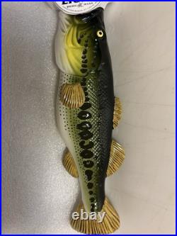 BUSCH LIGHT BIG MOUTH BASS FISHING Draft beer tap handle. ST. LOUIS MISSOURI