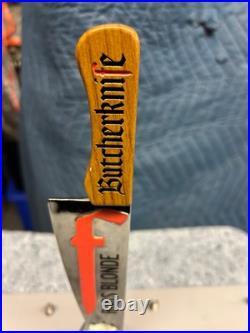 BUTCHERKNIFE BREWING Beer Tap Handle, ROBS BLONDE, Steamboat Springs, CO