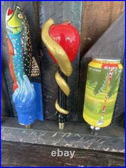 Bar tap handles Lot X4