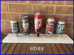 Beer Can Beer Tap lot Display With Beer Taps