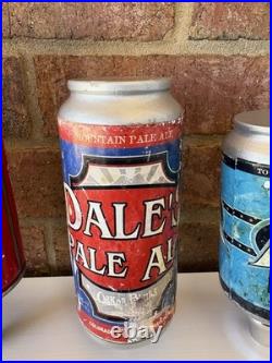 Beer Can Beer Tap lot Display With Beer Taps