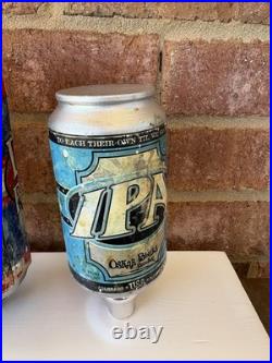 Beer Can Beer Tap lot Display With Beer Taps