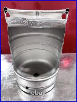 Beer Keg Urinal Branded Edition-with Manual Push Flush Valve Complete Set
