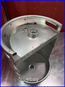 Beer Keg Urinal Branded Edition-with Manual Push Flush Valve Complete Set