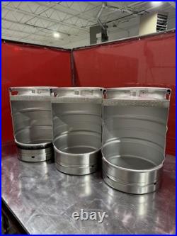 Beer Keg Urinal Branded Edition-with Manual Push Flush Valve Complete Set