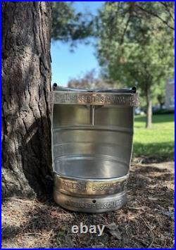 Beer Keg Urinal Branded Edition-with Manual Push Flush Valve Complete Set