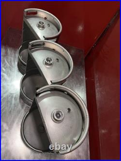 Beer Keg Urinal Branded Edition-with Manual Push Flush Valve Complete Set