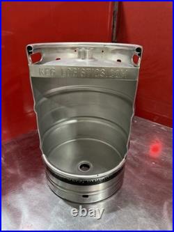 Beer Keg Urinal Branded Edition-with Manual Push Flush Valve Complete Set