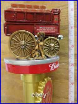 Beer Tap 2018 Budweiser Clydesdale Delivery Dalmatian Dog Wagon Handle Brand New