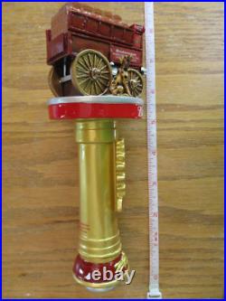 Beer Tap 2018 Budweiser Clydesdale Delivery Dalmatian Dog Wagon Handle Brand New